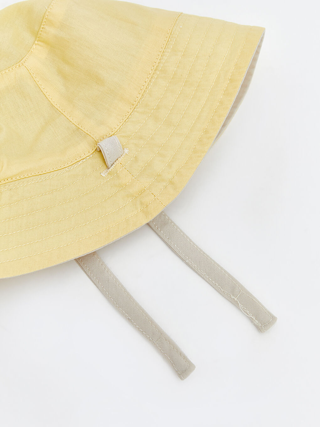 Ekru Erkek Bebek Bucket Şapka-5