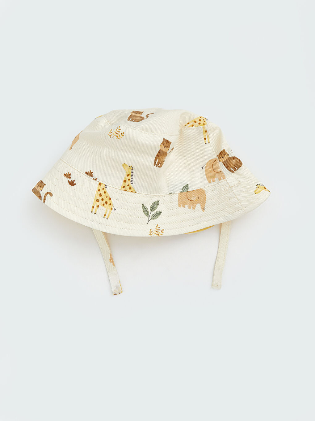 Ekru Erkek Bebek Bucket Şapka-9