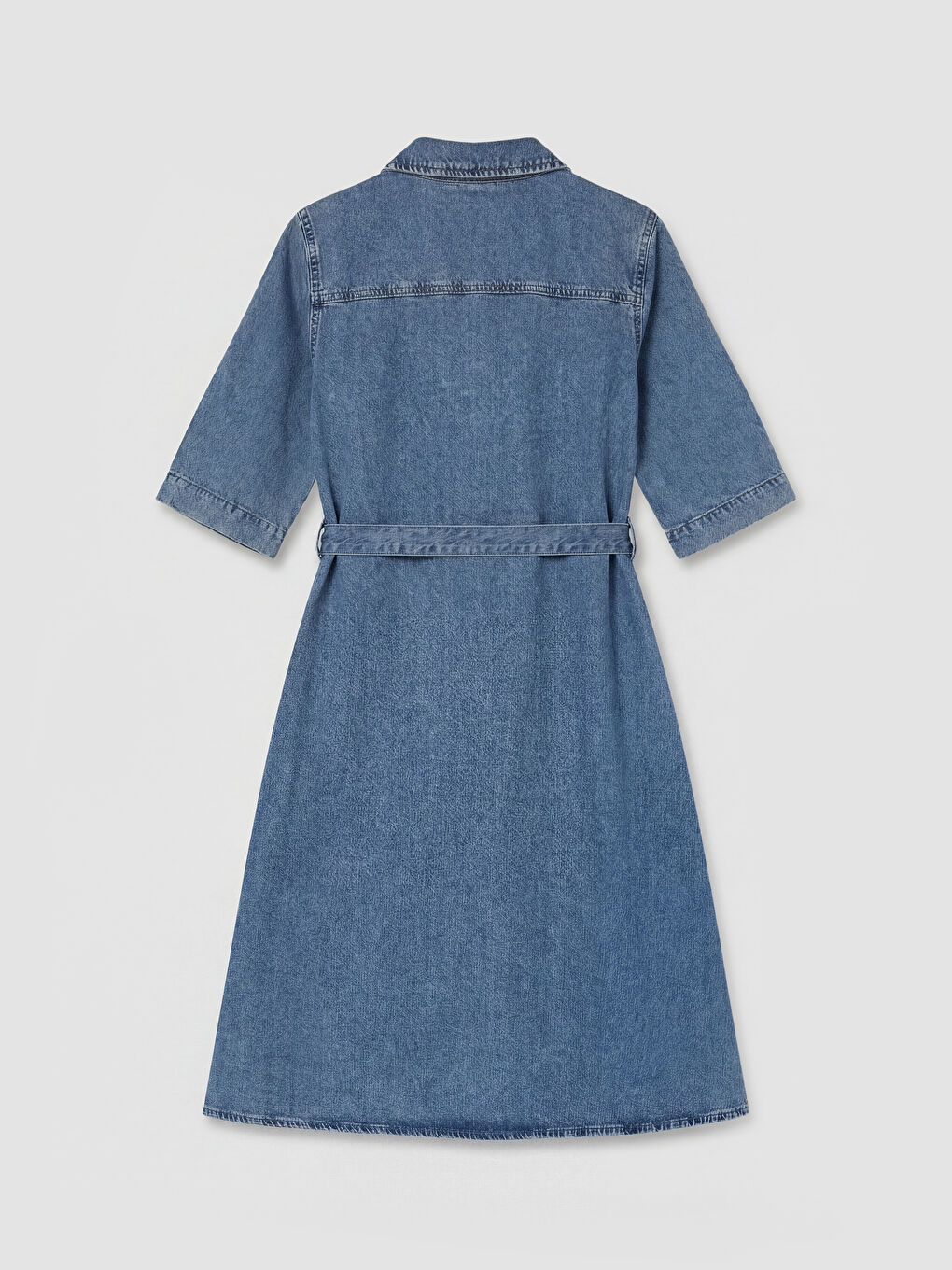 Woman INDIGO Denim Dress-1
