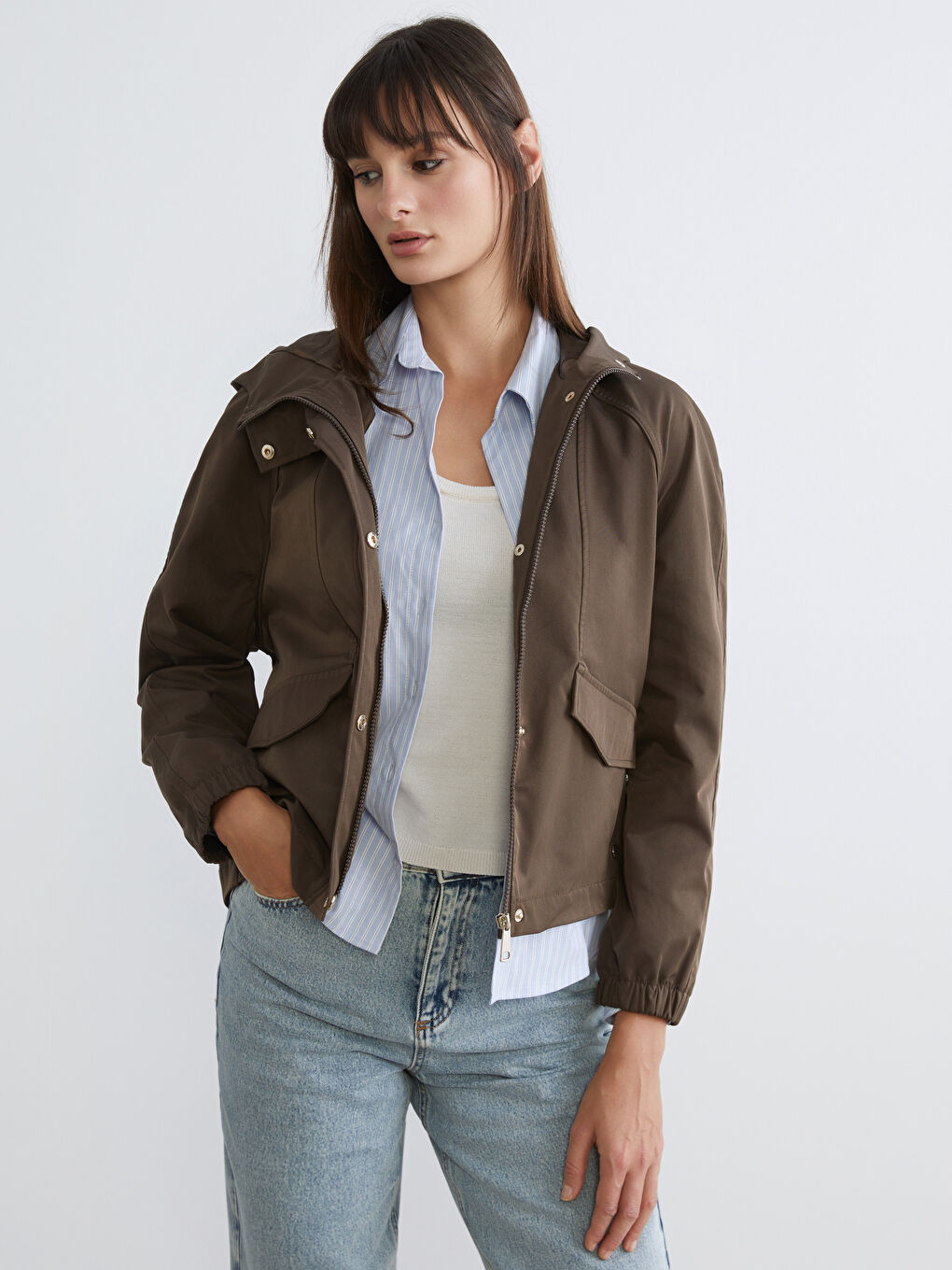 Frau BRAUN Regenmantel