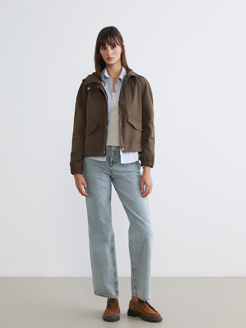 Frau BRAUN Regenmantel-1