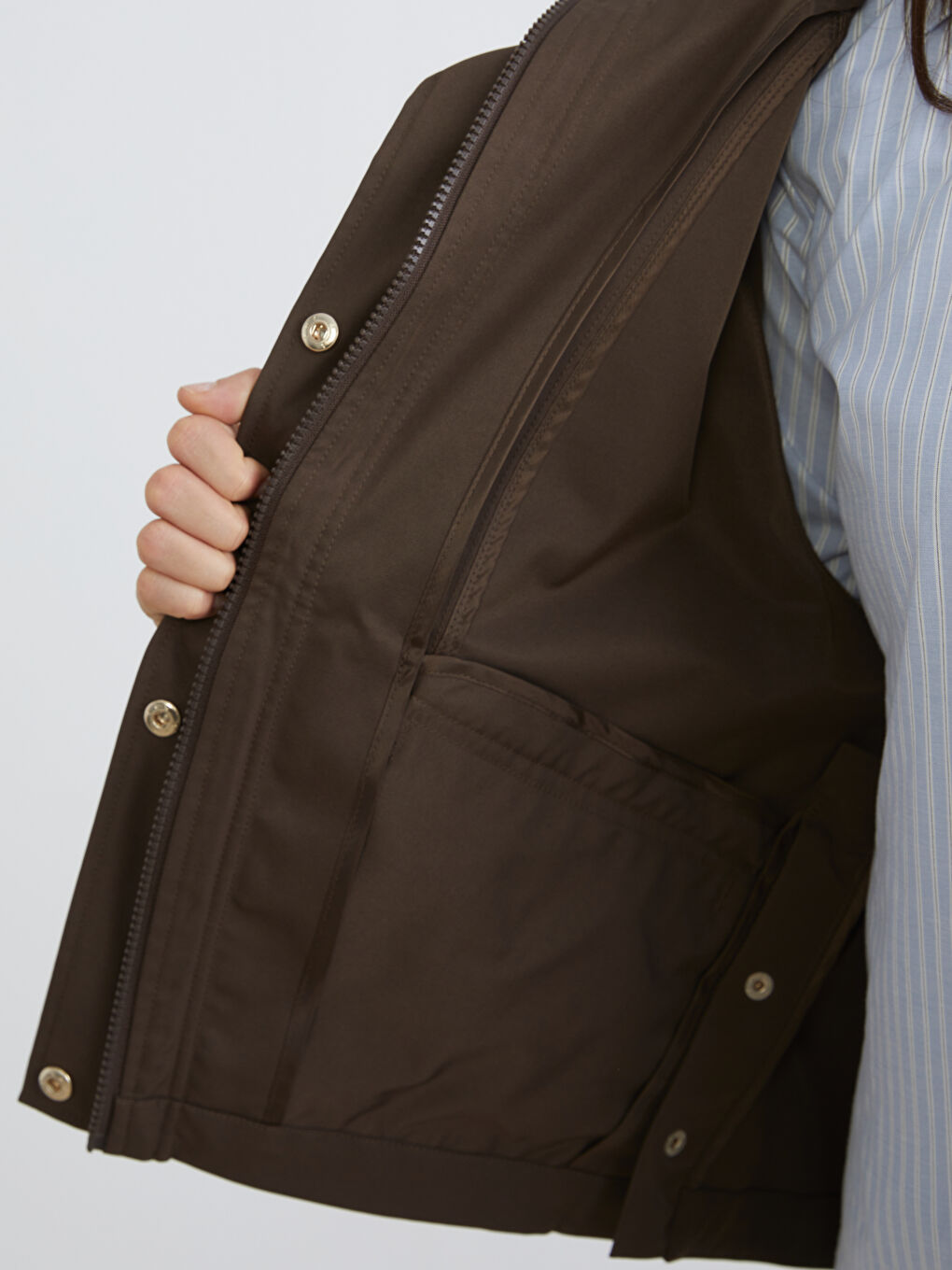 Frau BRAUN Regenmantel-3