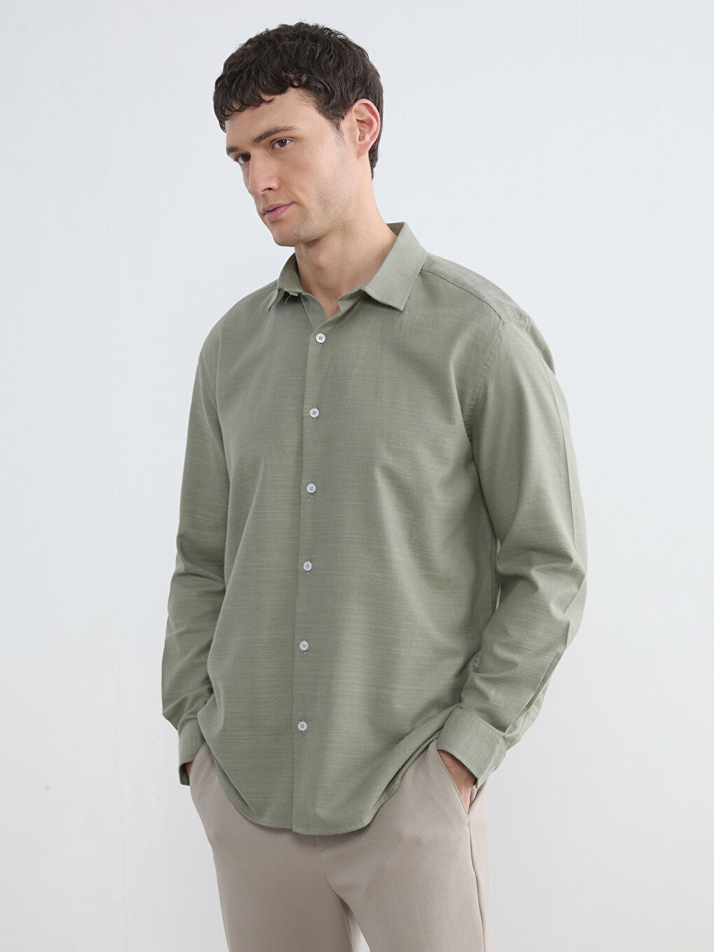 Man GREEN Shirt