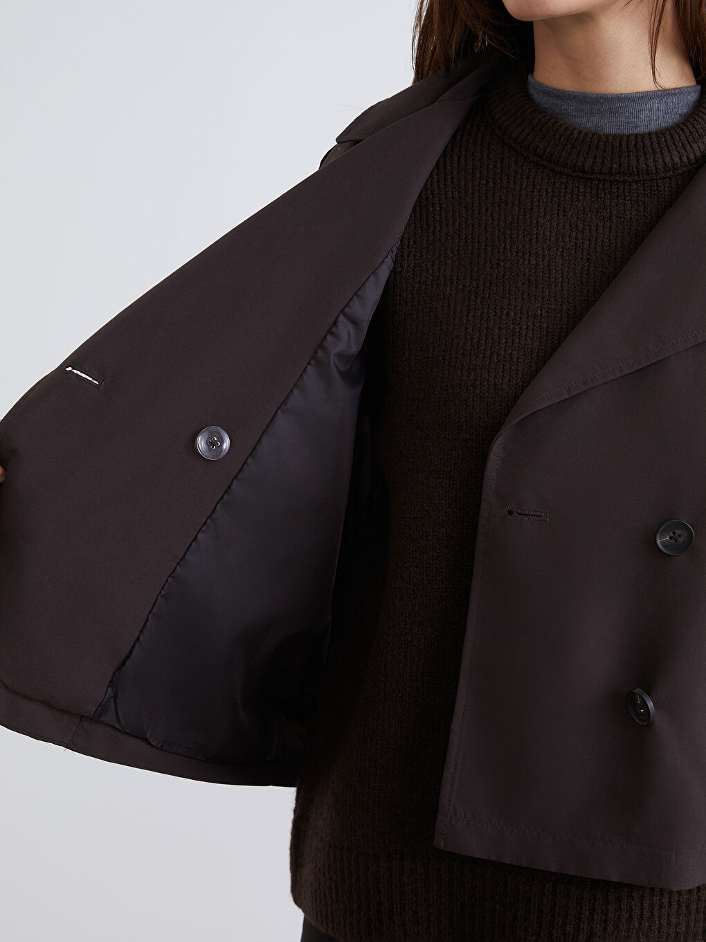 Women's Double-Breasted Trench Coat-3