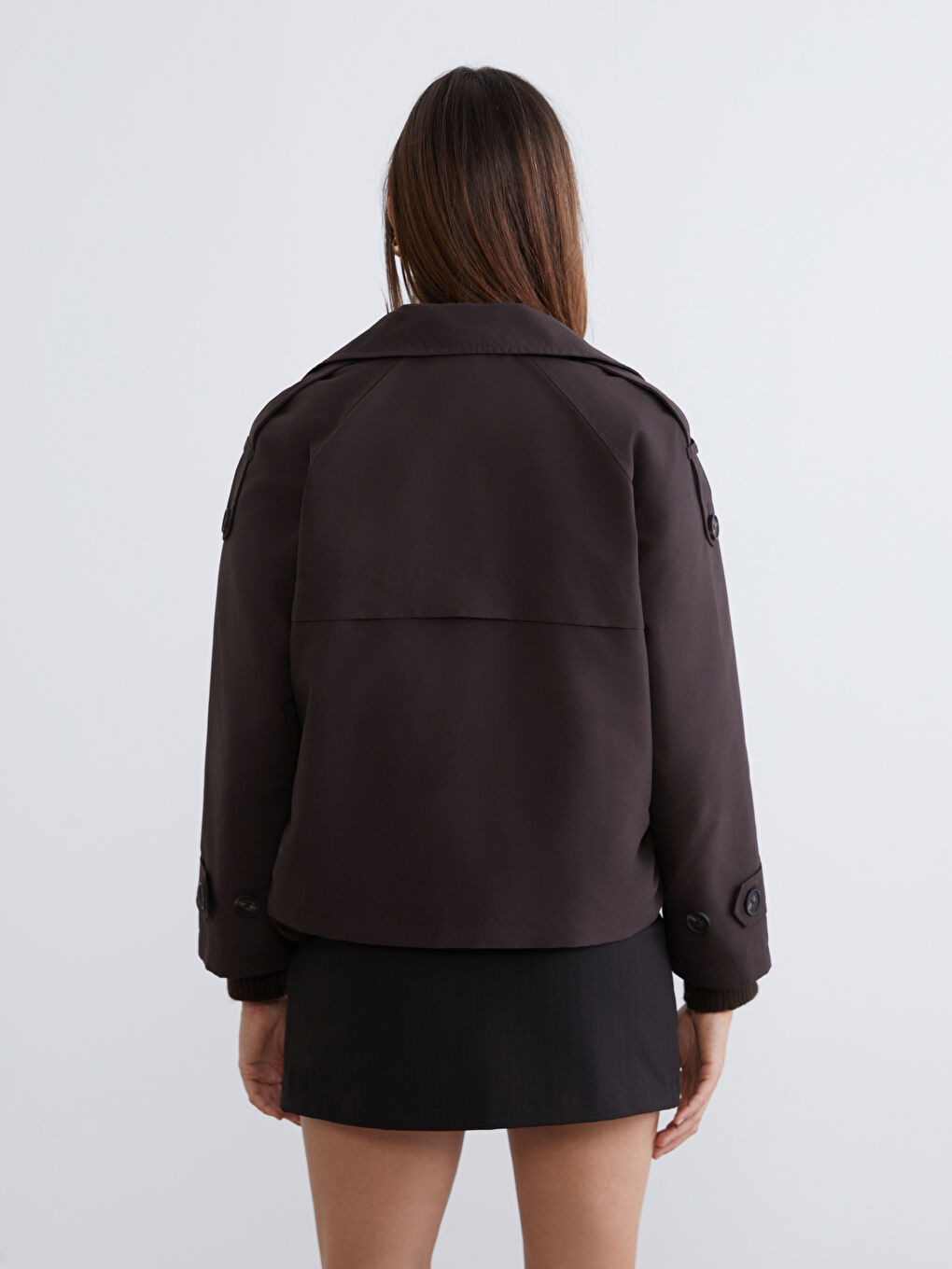 Women's Double-Breasted Trench Coat-4