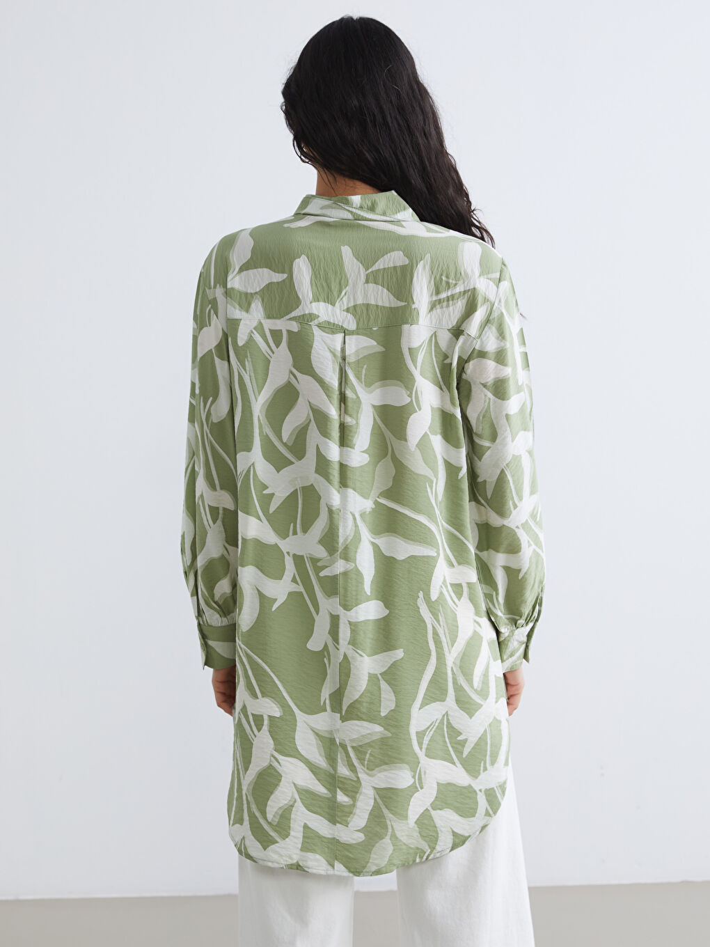 Γυναίκα ΠΡΑΣΙΝΟ Πουκάμισο τουνίκ-3