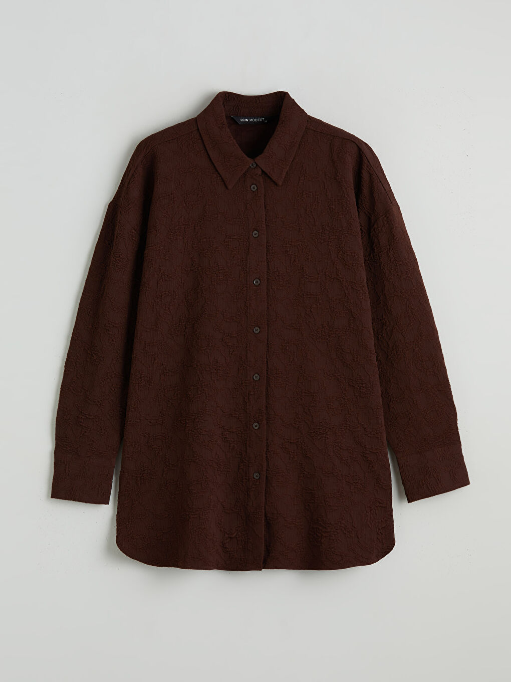 Patterned Oversized Women's Shirt Tunic-4