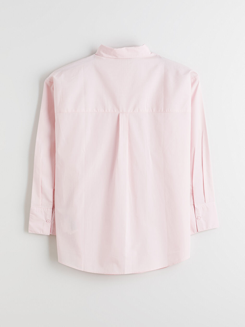 Әйелдерге арналған кестеленген оверсайз поплин жейде-5