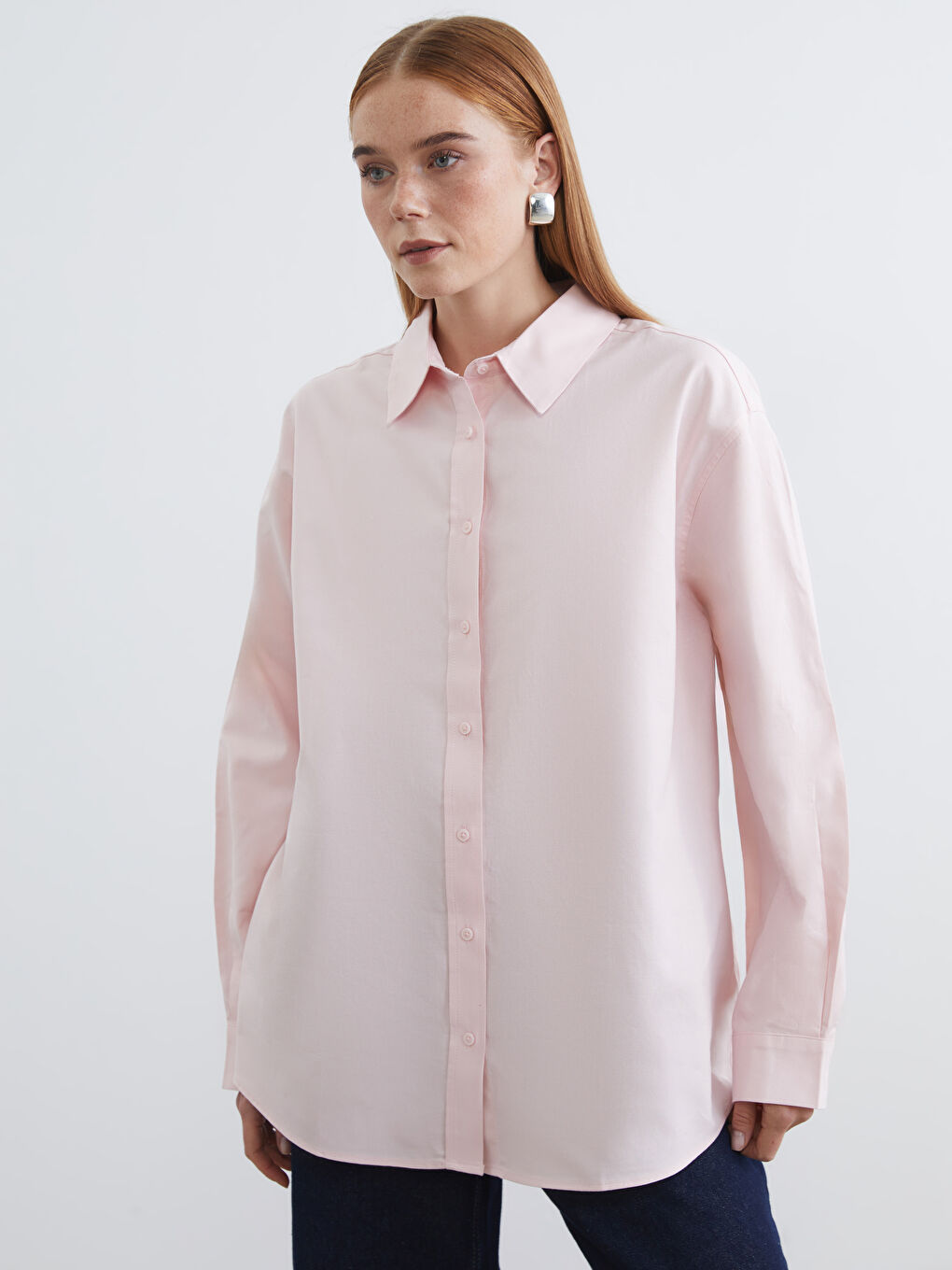Woman PINK Shirt Tunic
