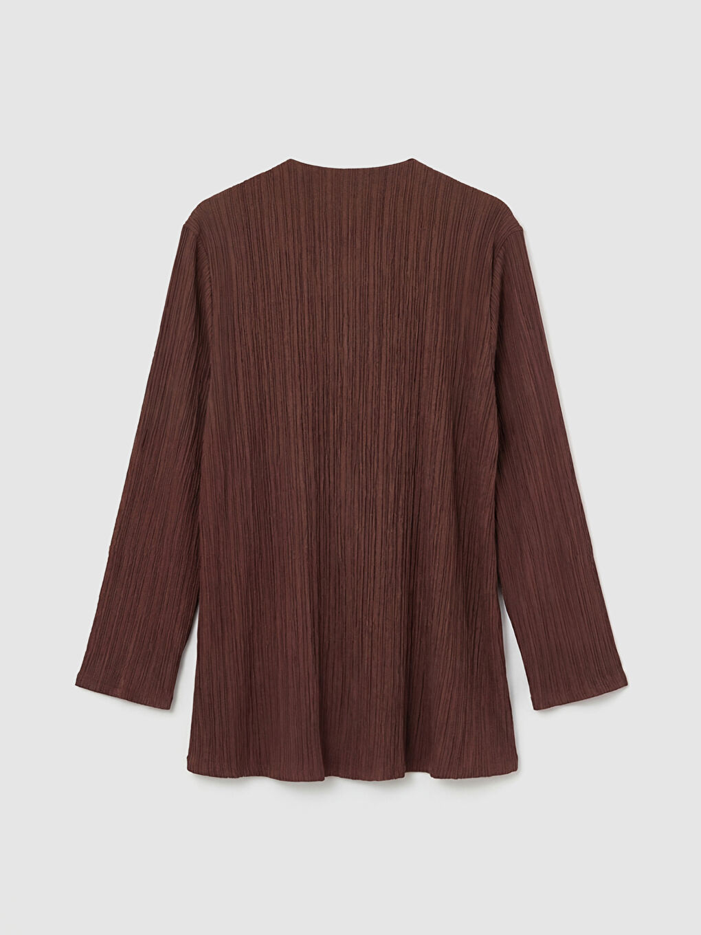 Double Breasted Textured Women's Kimono-5