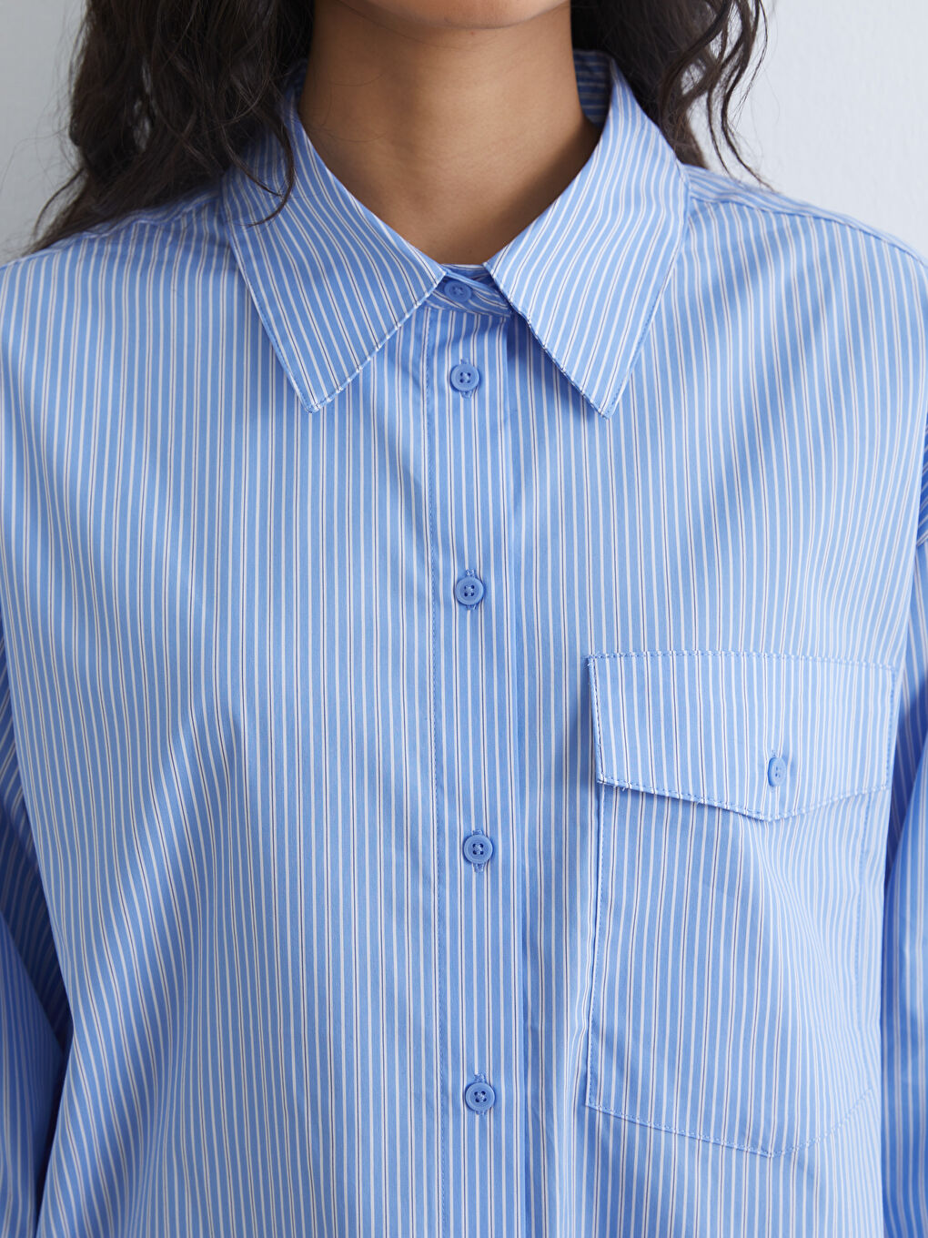 Әйелдер көгілдір Жейде туника-2