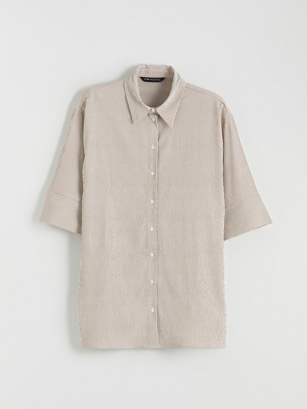 Striped Women's Shirt Tunic-4