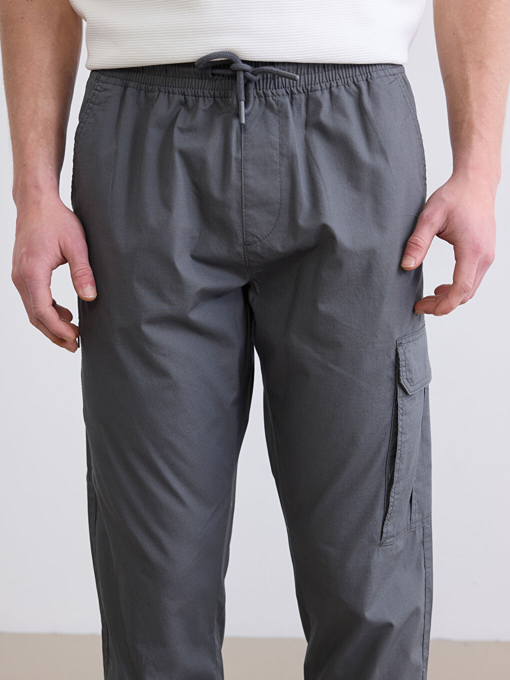 Regular Fit Men's Cargo Trousers-2