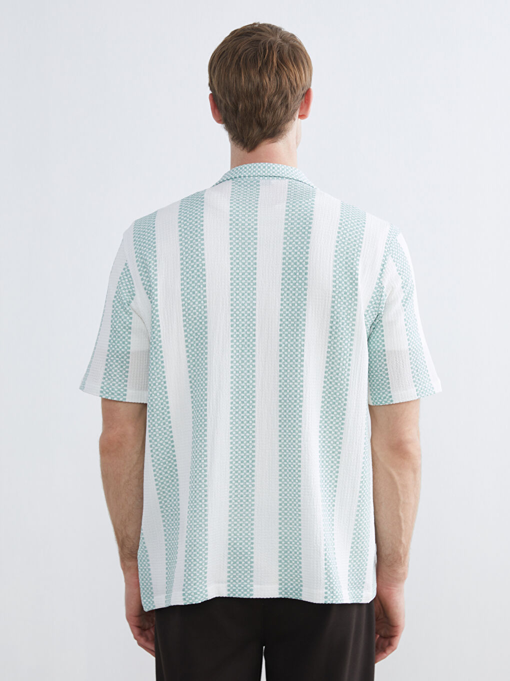 Regular Fit Striped Men's Shirt-3