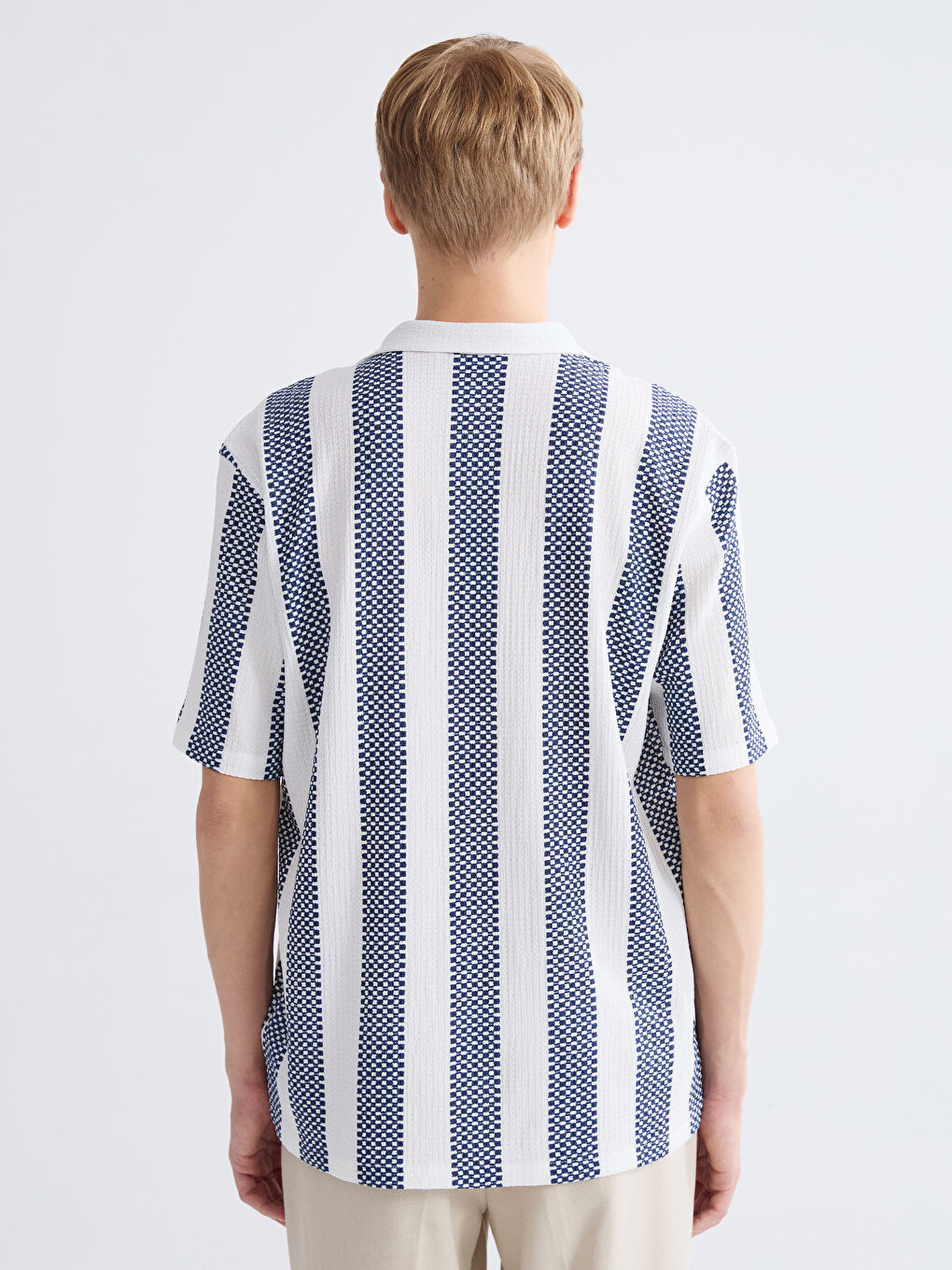 Regular Fit Striped Men's Shirt-3