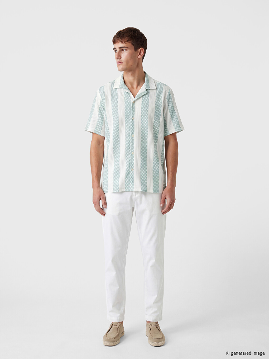 Regular Fit Striped Men's Shirt-1