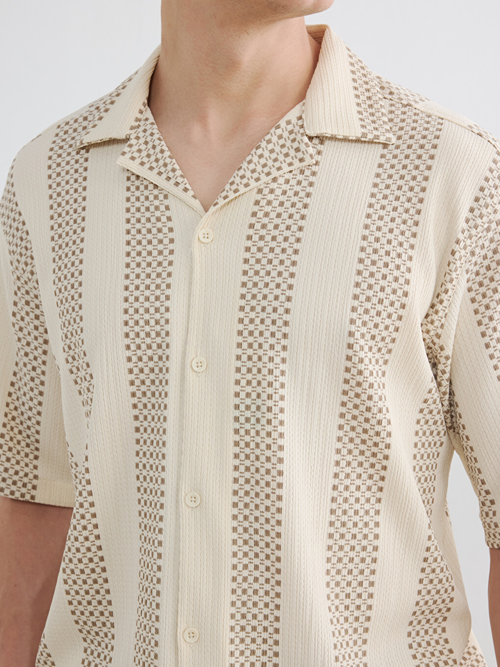 Regular Fit Striped Men's Shirt-2