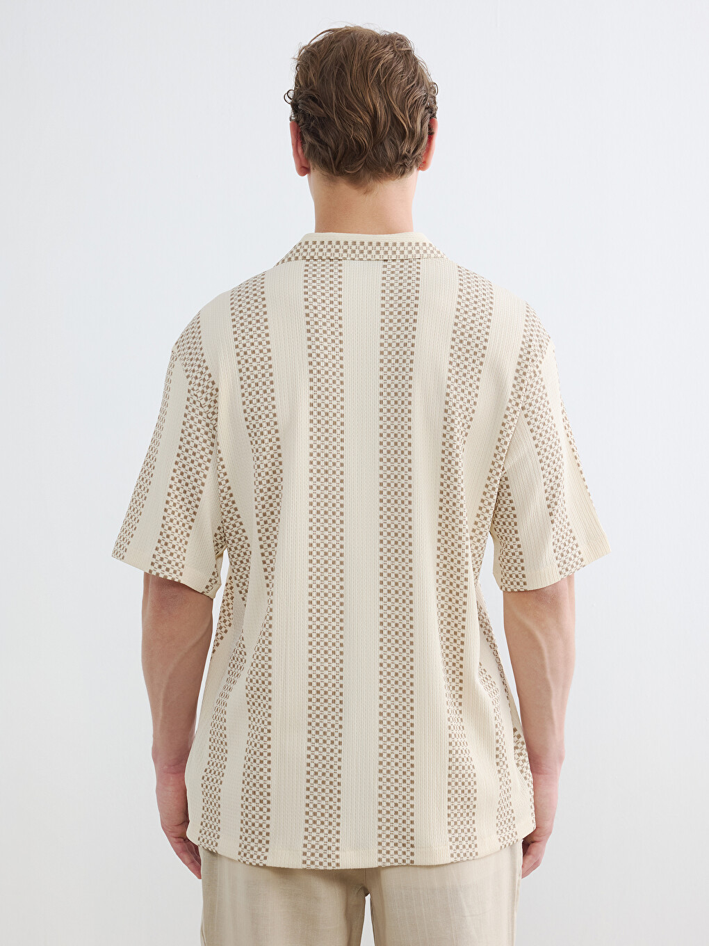 Regular Fit Striped Men's Shirt-3