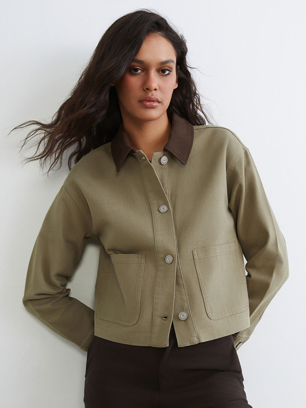 Velvet Collar Women's Jacket