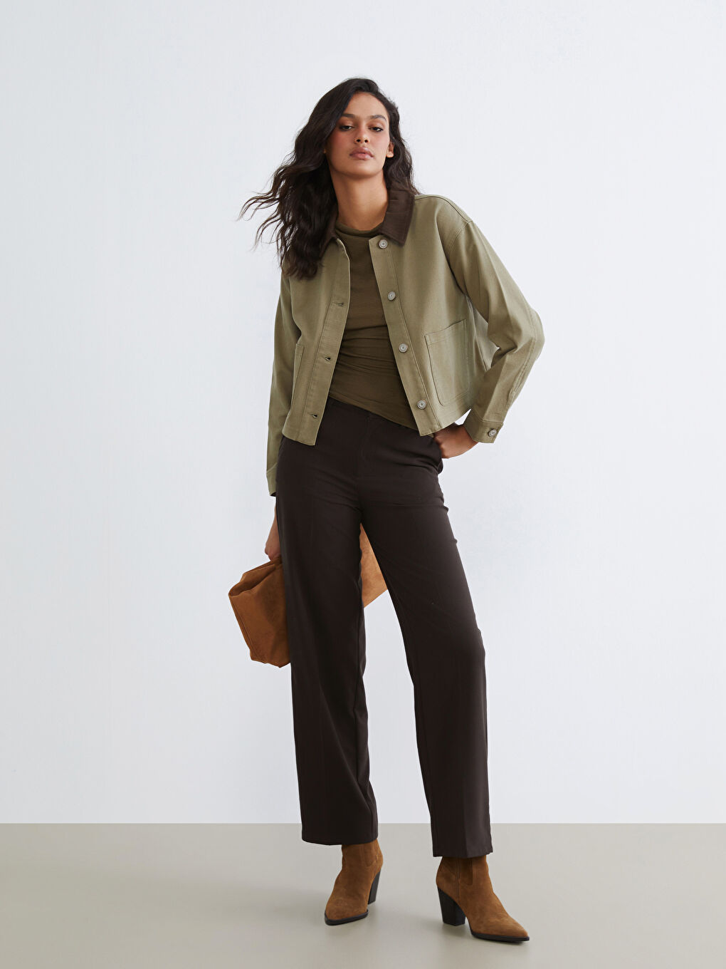 Velvet Collar Women's Jacket-1