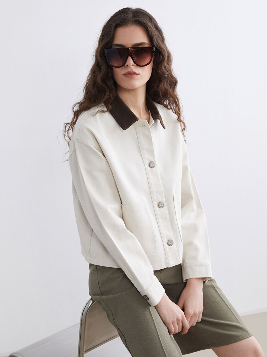 Velvet Collar Women's Jacket