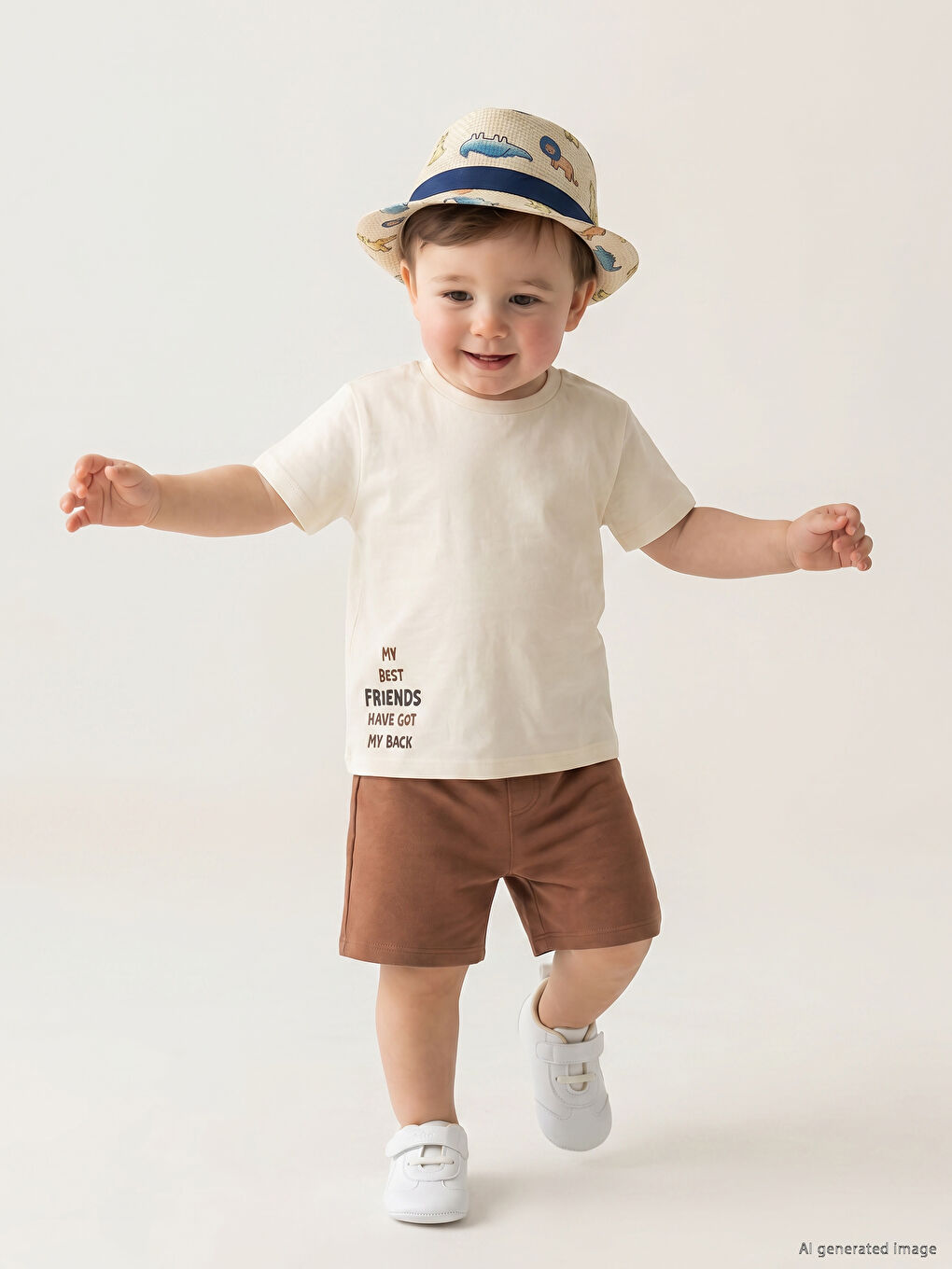 Animal Printed Baby Boys' Fedora Hat