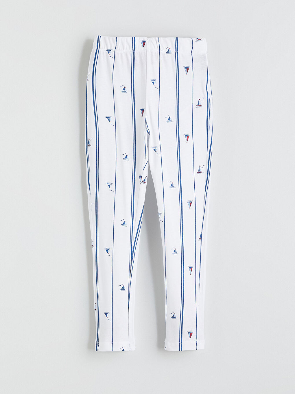 Beyaz Gömlek Yaka Erkek Çocuk Pijama Takımı-4