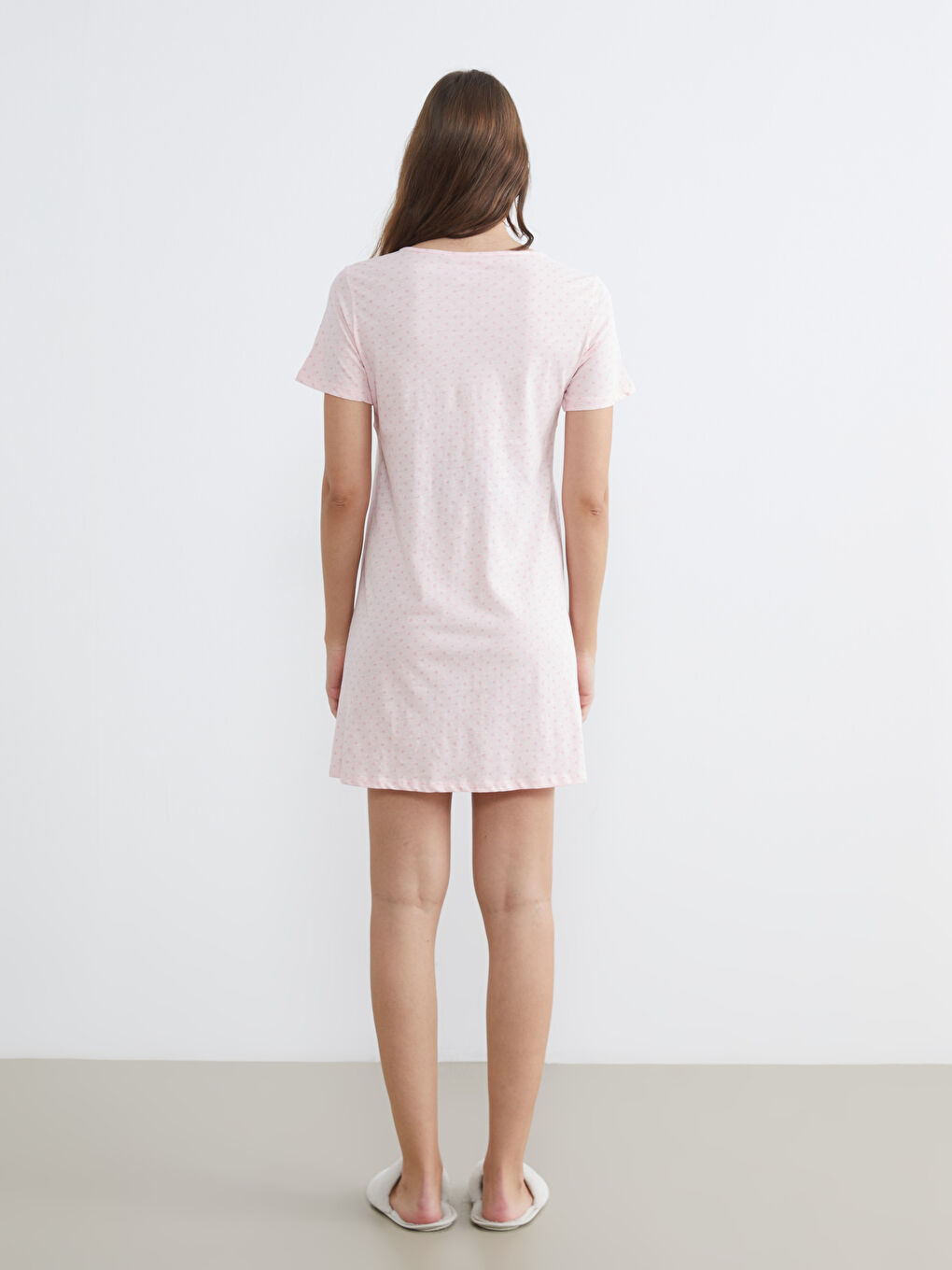 Woman PINK Nightdress-3