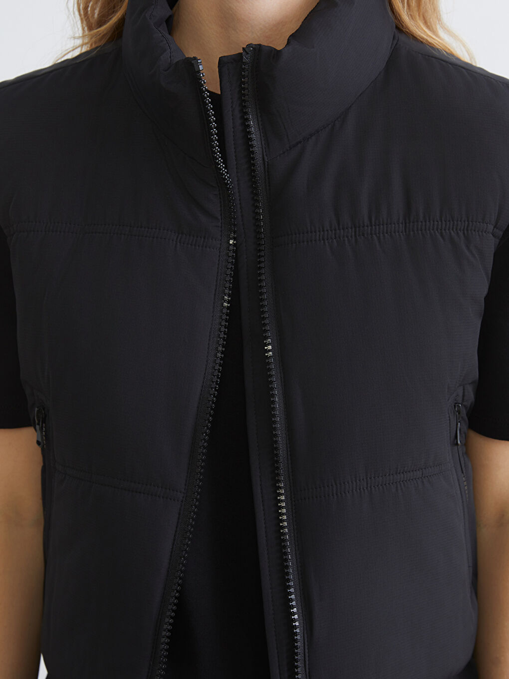 Doudoune sans manches NOIR Femme-2