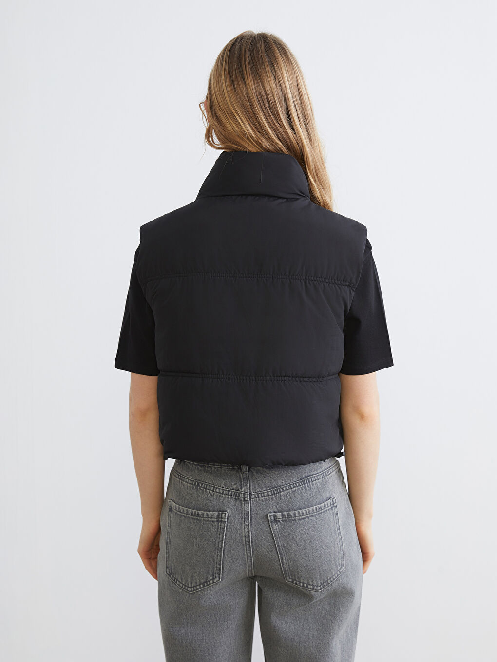 Doudoune sans manches NOIR Femme-4