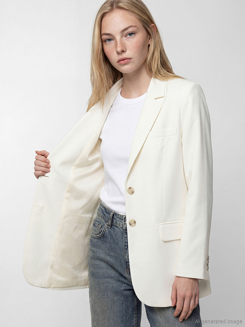 Ženski blejzer regularnog kroja-2