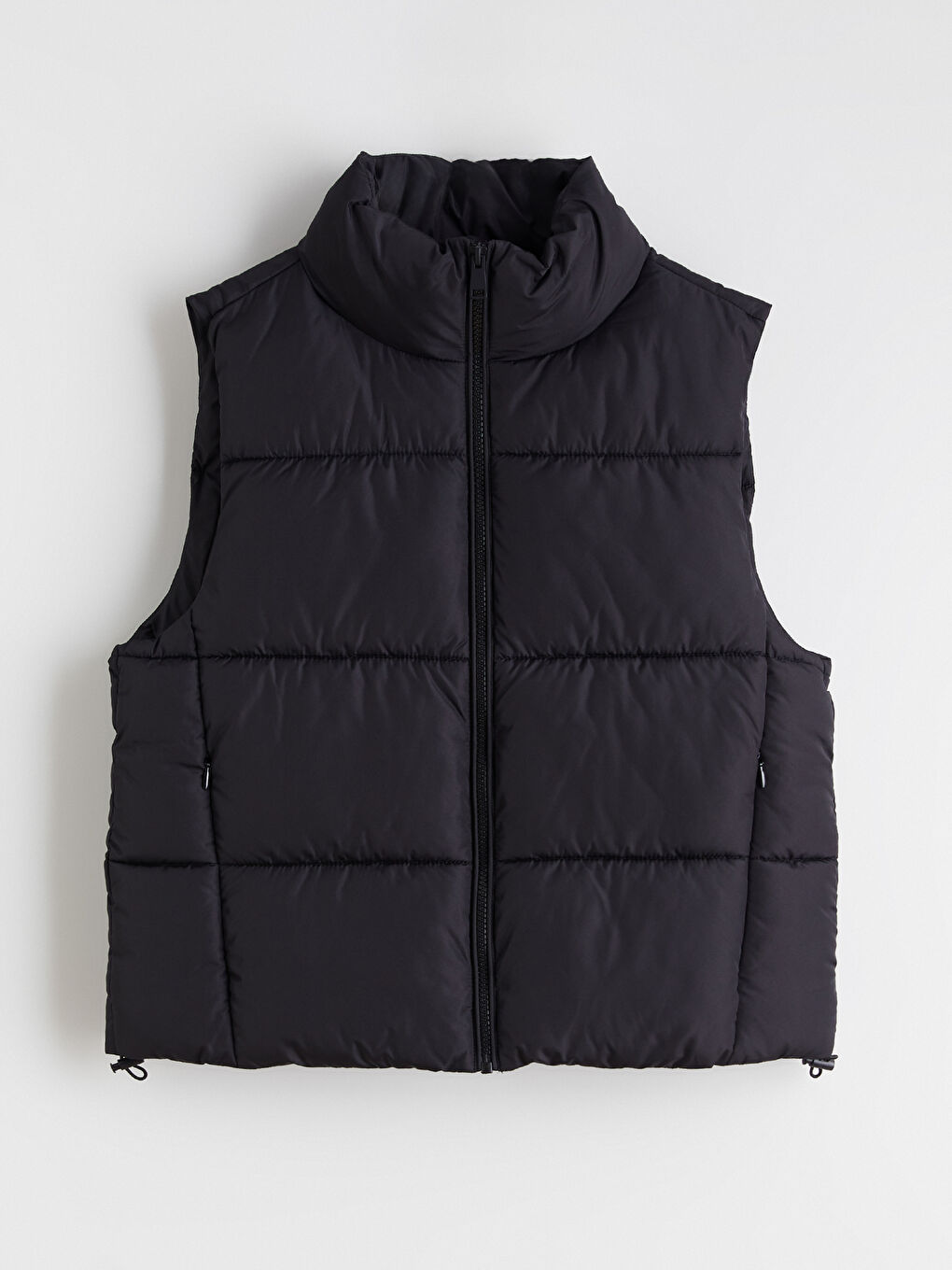 Woman BLACK Puffer Gilet-5
