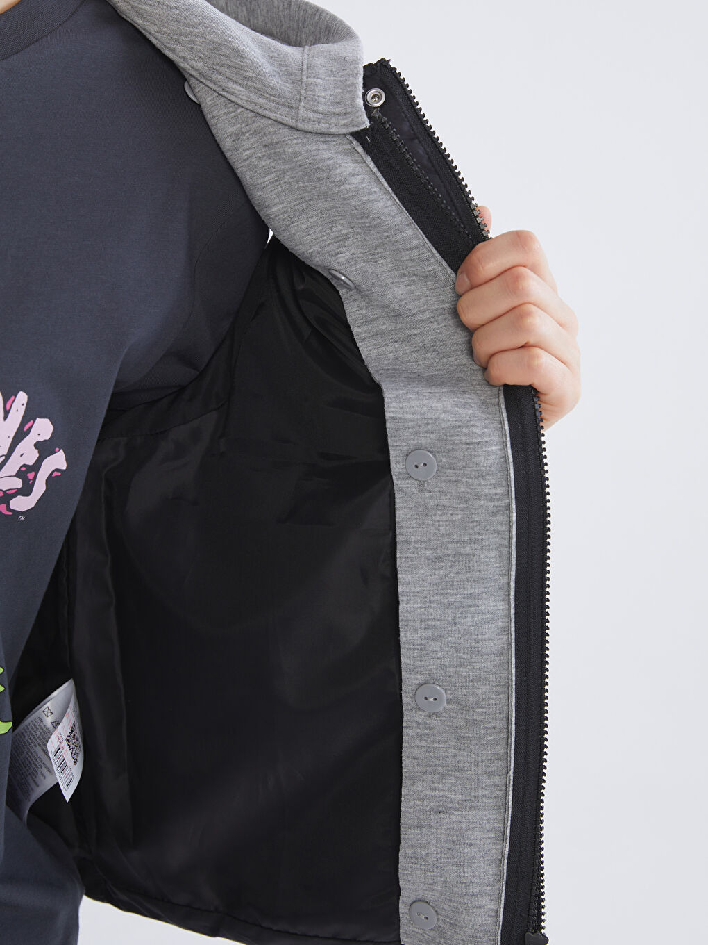 Women's Hooded Puffer Vest-3