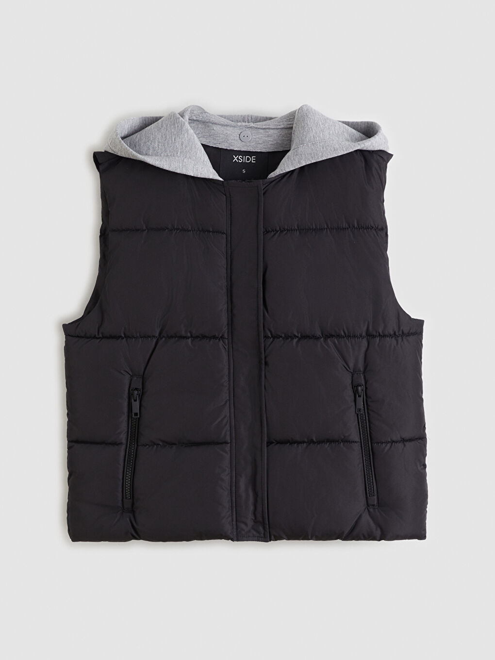Women's Hooded Puffer Vest-5