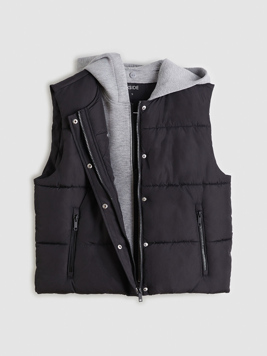 Women's Hooded Puffer Vest-6