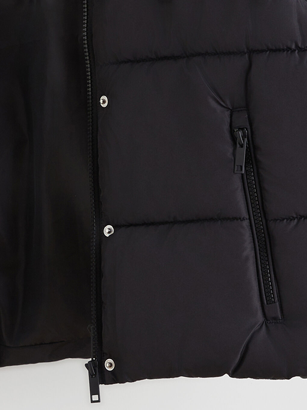 Women's Hooded Puffer Vest-7