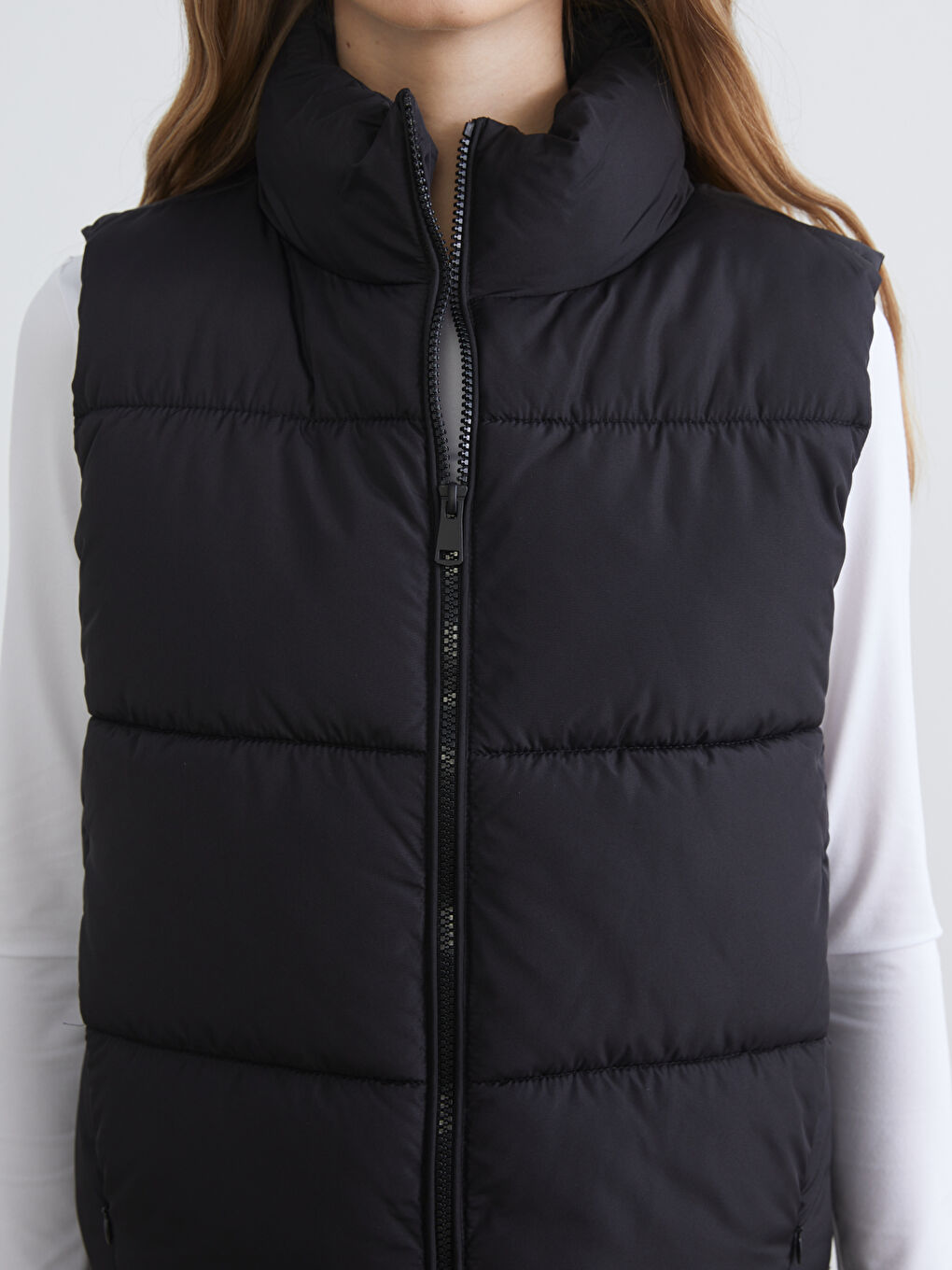 Frau SCHWARZ Steppweste-2