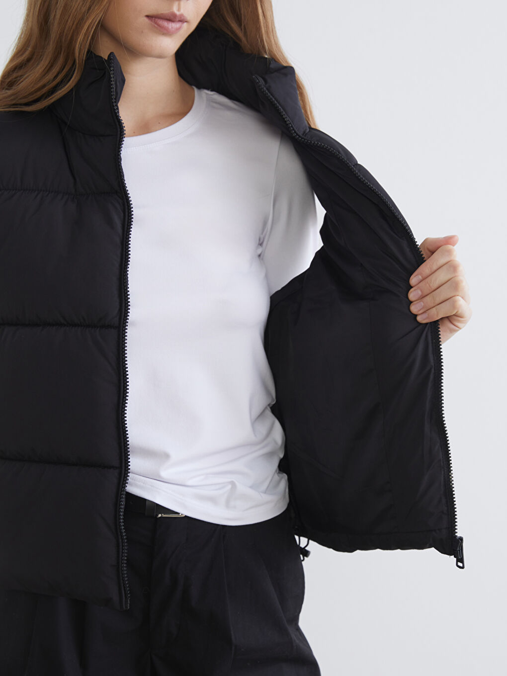 Frau SCHWARZ Steppweste-3