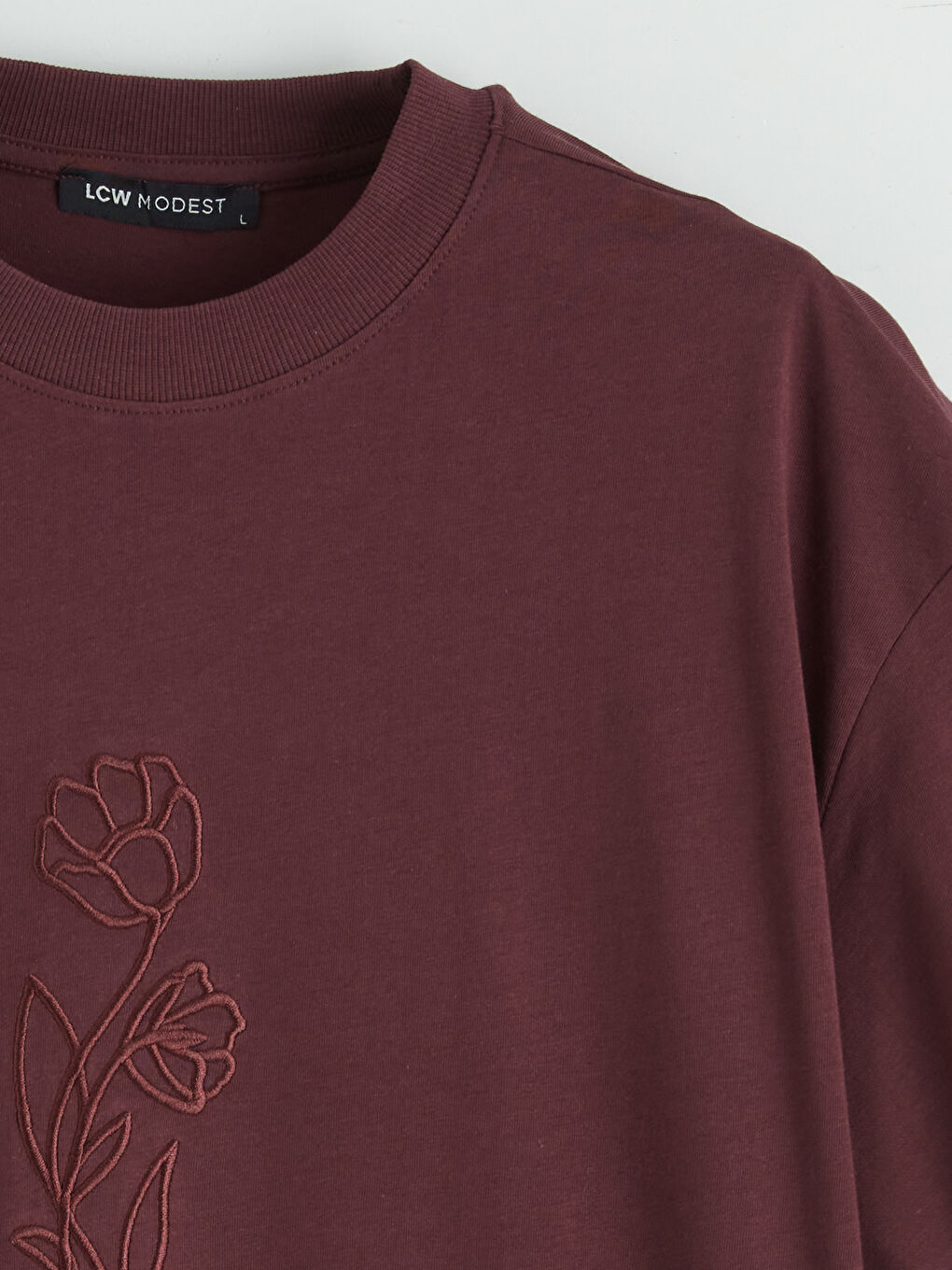 تیشێرت شەرابی ژن-5