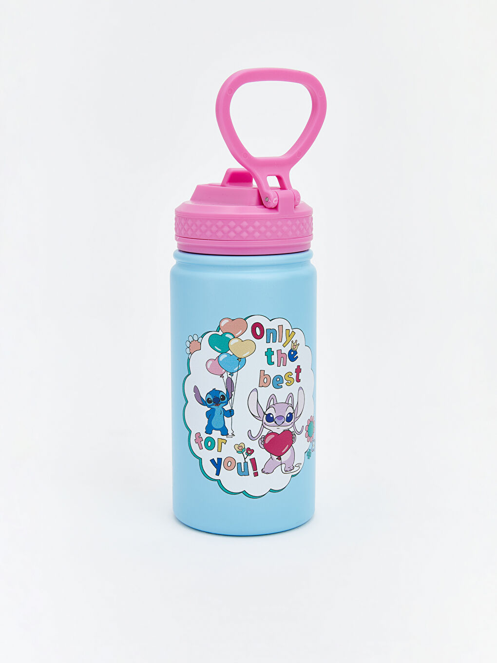 Karışık Stitch Figürlü Kız Çocuk Suluk 500 ml-1