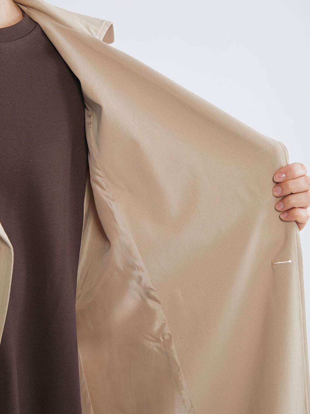 Women's Double-Breasted Trench Coat-3