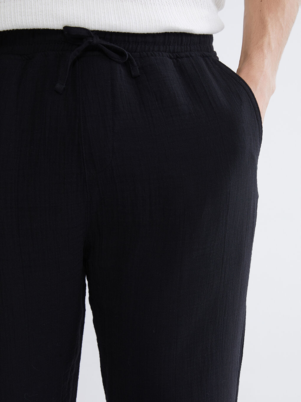 Muslin Men's Wide Fit Trousers-6