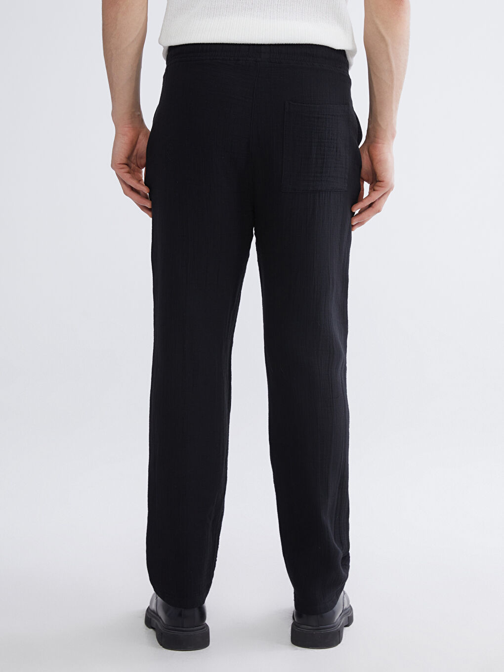 Muslin Men's Wide Fit Trousers-8