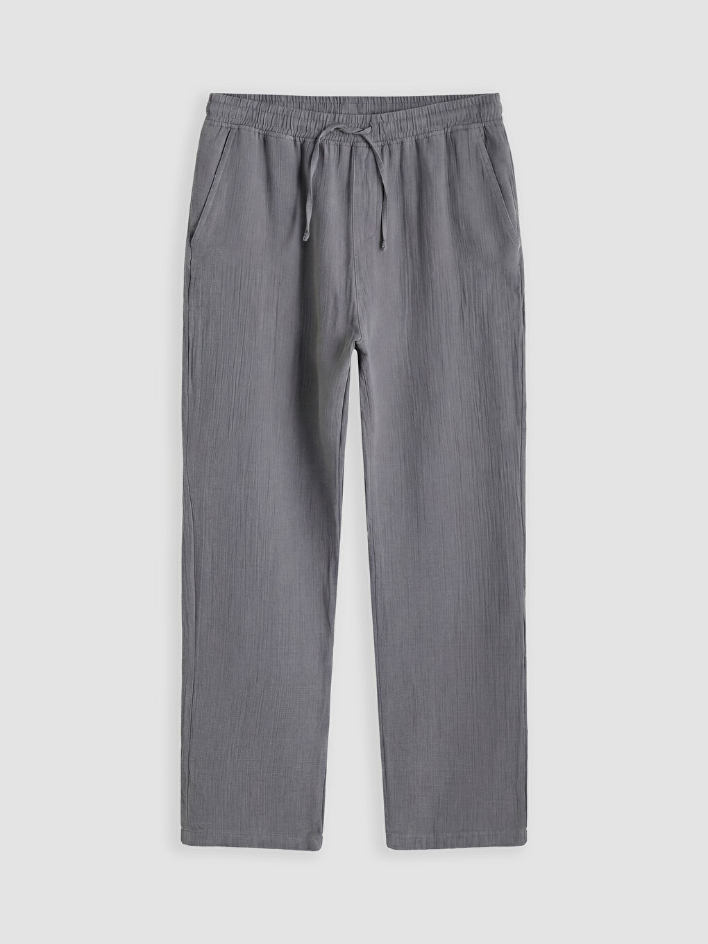 Loose Fit Men's Muslin Trousers-10