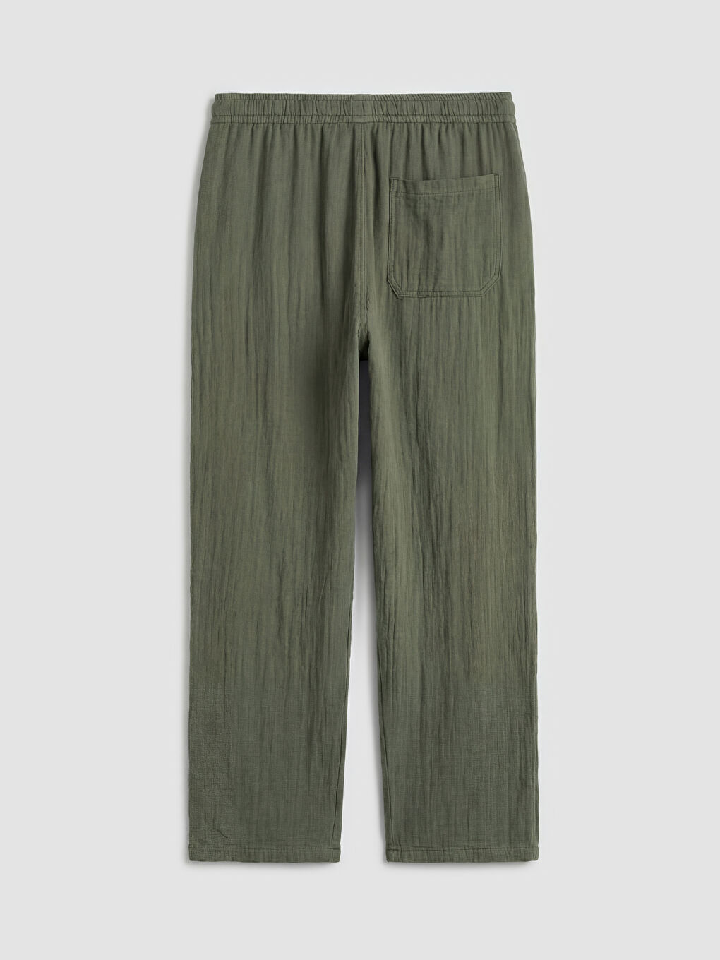 Relaxed Fit Men's Muslin Trousers-10