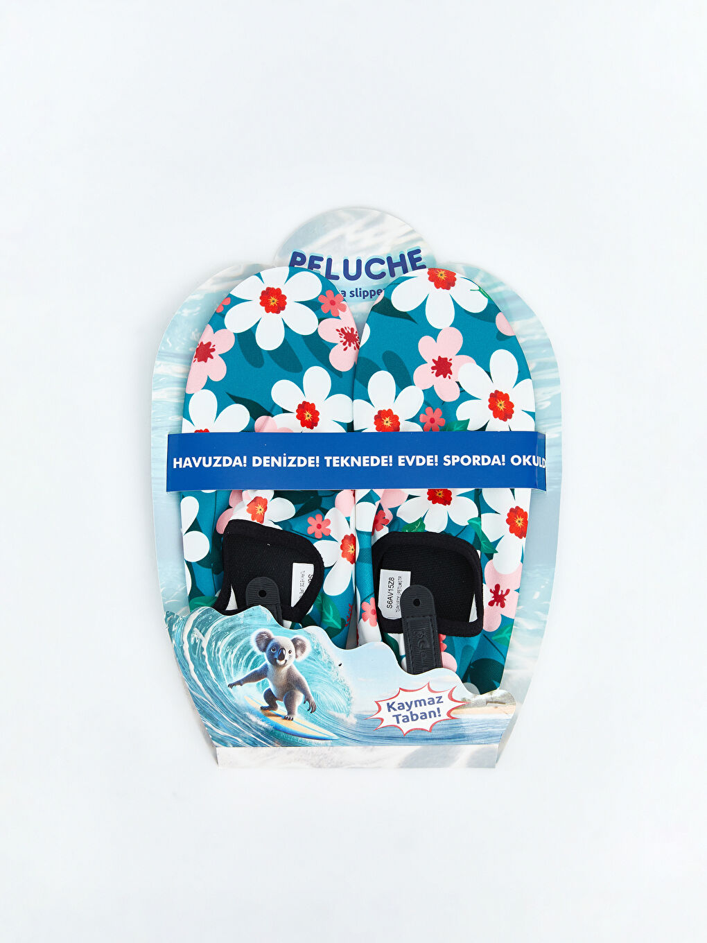 Karışık Çiçek Desenli Kadın Deniz Ayakkabısı-1