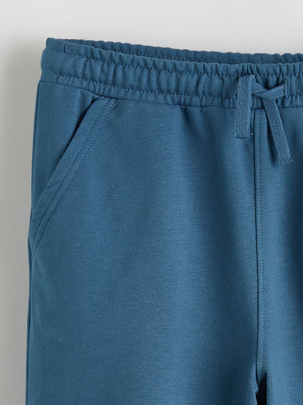 Mavi Beli Lastikli Erkek Çocuk Şort 2'li-2