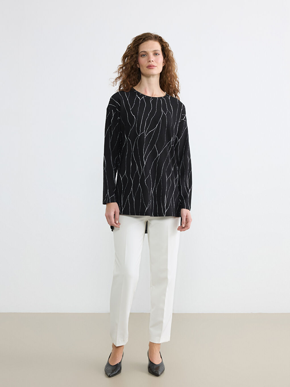 تونيك أسود امرأة-1