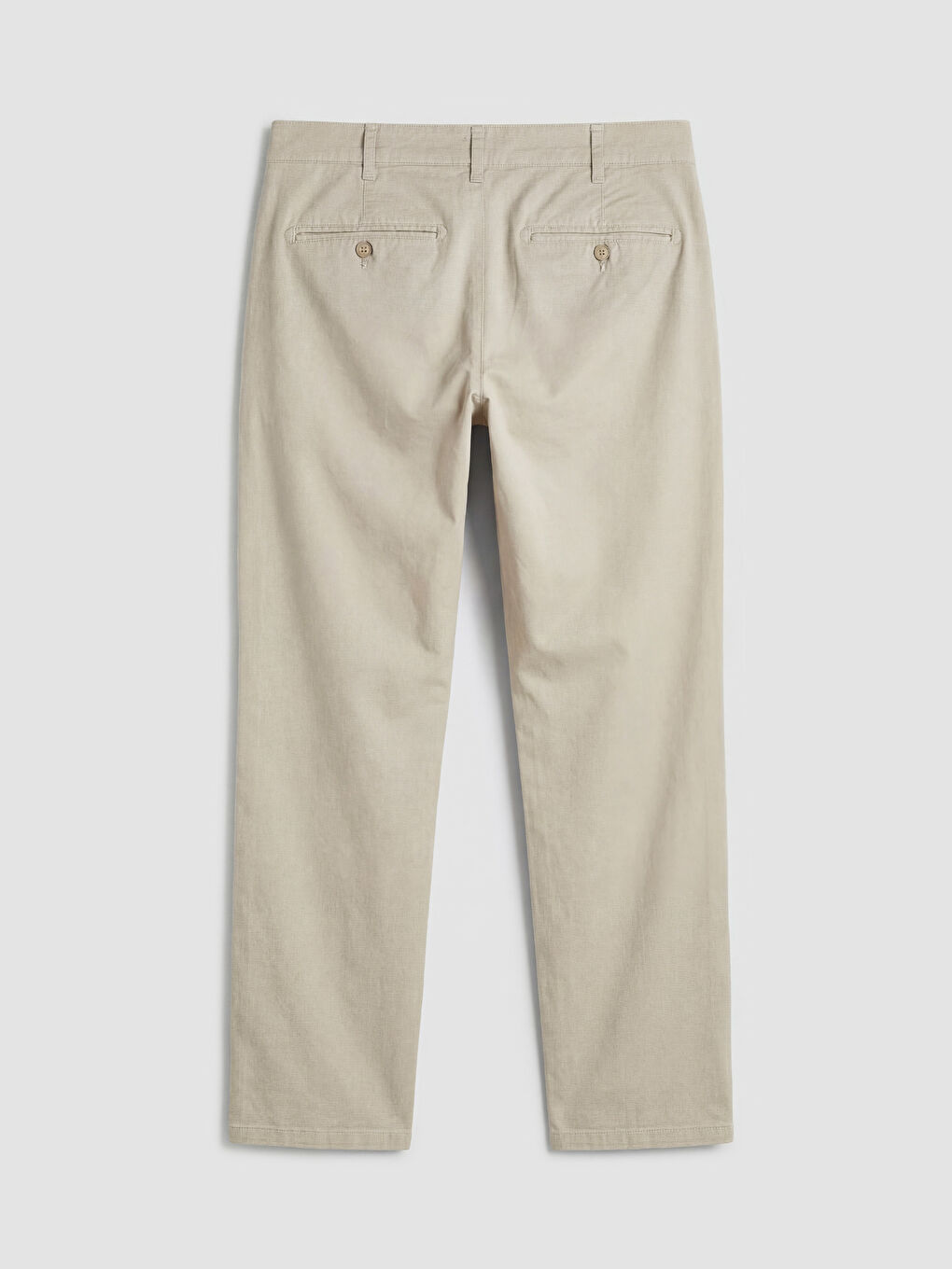 Bej Standart Kalıp Erkek Chino Pantolon-1