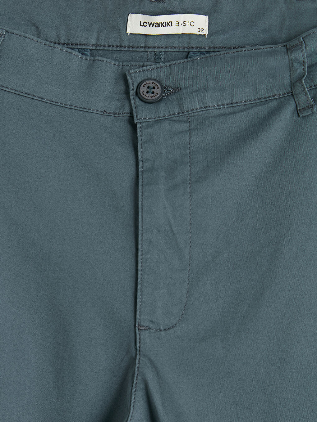 İndigo Standart Kalıp Erkek Chino Pantolon-3